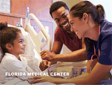 Tablet Screenshot of floridamedicalctr.com